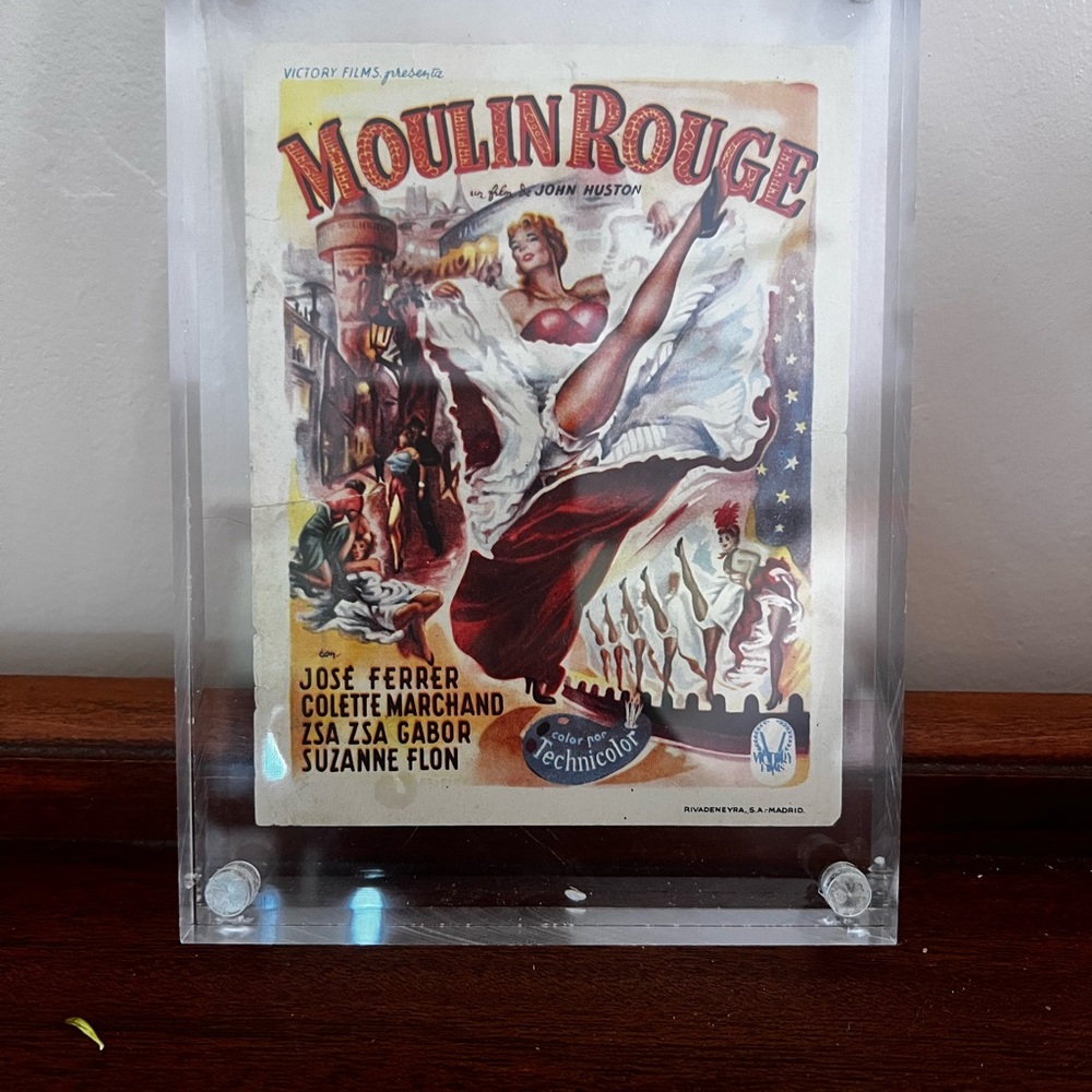 Moulin Rouge Vintage Movie Poster